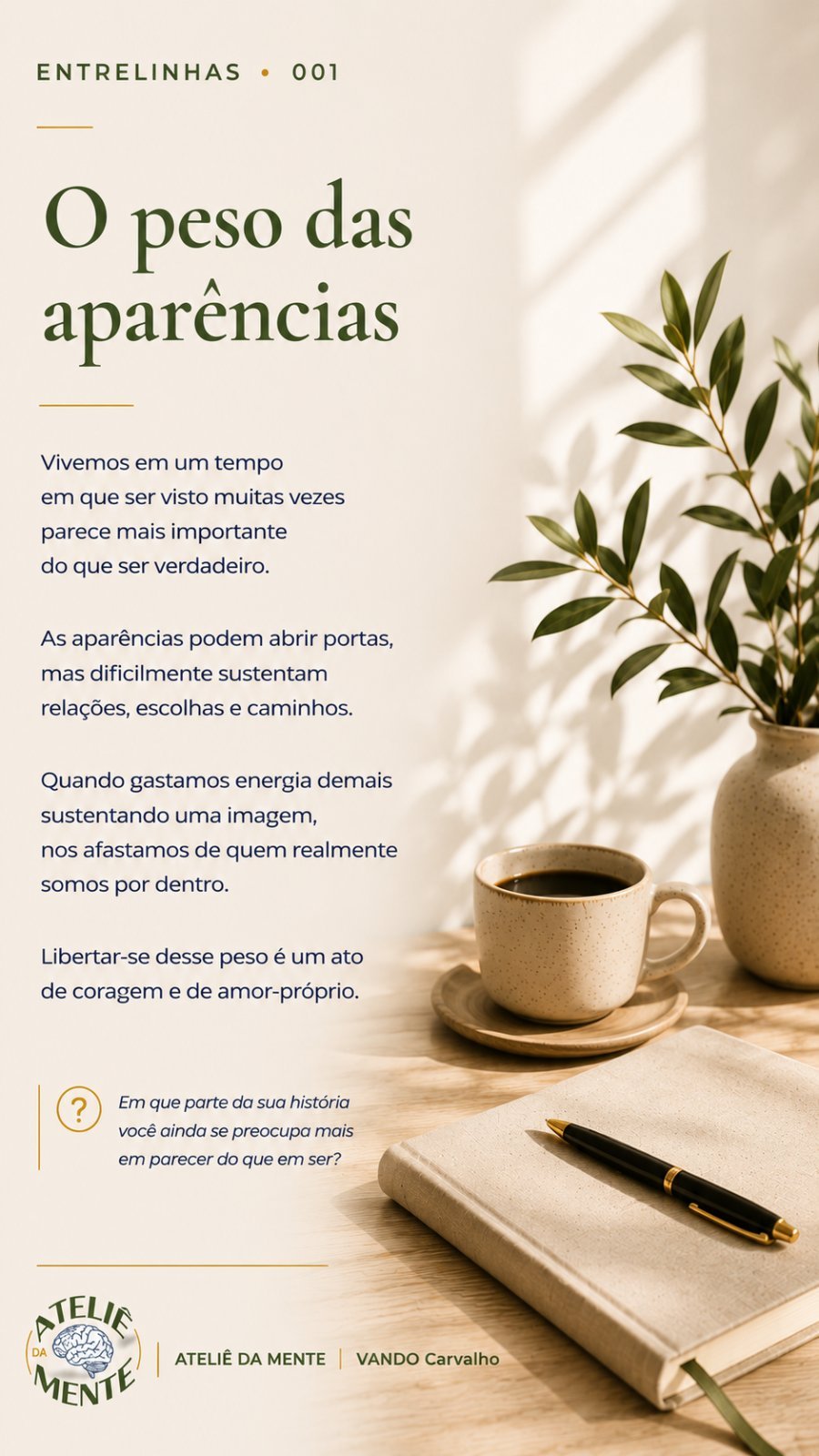 O PESO DAS APARÊNCIAS
