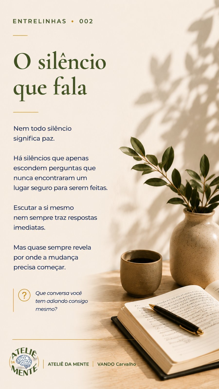 O SILÊNCIO QUE FALA